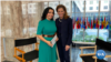 Assistant Secretary Elizabeth Kennedy Trudeau with VOA"s Navbahor Imamova, October 28, 2022 