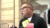 香港記協主席陳朗昇保釋後會見傳媒 認為公道自在人心