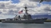 美國海軍驅逐艦穿越帕拉塞爾群島海域 中國軍方稱美艦遭“警告驅離”