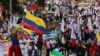 Los partidarios del presidente de Colombia, Gustavo Petro, asisten a una marcha en apoyo a las reformas en los sectores de la salud, la jubilación, el empleo y las prisiones propuestas por su gobierno, en Bogotá, Colombia, el 7 de junio de 2023. REUTERS/Luisa González.