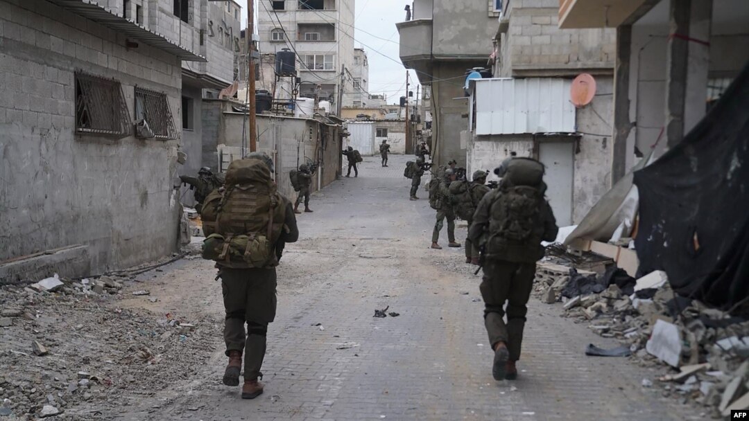 This handout picture released by the Israeli army on Feb. 16, 2024 shows troops on the ground in the Gaza Strip amid ongoing battles between Israel and the Palestinian militant group Hamas. (Photo by Israeli Army/AFP)