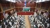FILE - The Economic Community of West African States (ECOWAS) Committee of Chiefs of Defense Staff gather as they deliberate in Abuja, Nigeria, on the political unrest in Niger, Aug. 2, 2023.