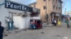 Destroyed Pearl Beach hotel, which was attacked by armed group, al Shabab, Mogadishu, Somalia, June 10, 2023. 