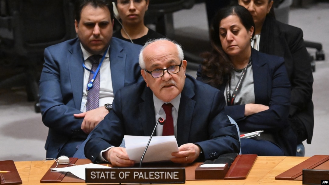 ریاض منصور، نمایندهٔ فلسطین در ملل متحد