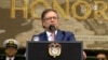 El presidente de Colombia, Gustavo Petro, durante un discurso en la Escuela Militar de Cadetes General José María Córdova. Foto Cortesía: Presidencia de Colombia.