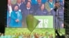2020年台灣總統大選民進黨的蔡英文成功連任，這次選舉吸引大批香港觀選團。（美國之音 湯惠芸）
