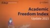 總部設於瑞典哥德堡的民主議題研究機構V-Dem Institute 9月底公佈2022年全球學術自由指數排名，香港在179個國家及地區中排名152位。（圖為網上報告封面）