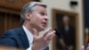 FBI Director Christopher Wray testifies before a House committee about the July 13 shooting of former President Donald Trump at a campaign rally in Butler, Pennsylvania, on Capitol Hill, July 24, 2024. 