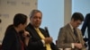 El presidente del Banco Centroamericano de Integración Económica (BCIE), Dante Mossi, participó este jueves en un conversatorio en Diálogo Interamericano en Washington. [Foto: Tomás Guevara, VOA]