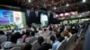 Delegates attend the closing session of the Africa Climate Summit at the Kenyatta International Convention Centre in Nairobi, Kenya, Sept. 6, 2023.