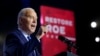 El presidente de Estados Unidos, Joe Biden, habla durante un evento en el campus de la Universidad George Mason en Manassas, Virginia, el 23 de enero cuando fue interrumpido por manifestantes opositores a la guerra en Gaza.