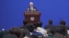 歐盟外交和安全政策高級博雷利（Josep Borrell）在北京大學發表講話。（2023年10月13日）
