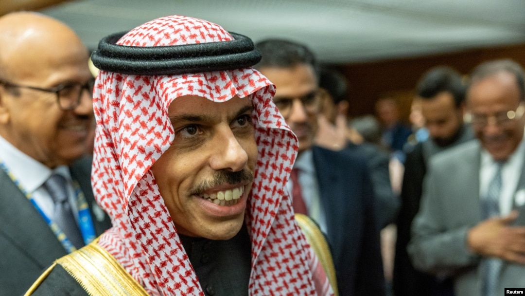 FILE - Saudi Arabia's Foreign Minister Prince Faisal bin Farhan Al Saud.