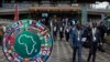 Delegates arrive at the African Development Bank (AFDB) annual meeting at the Kenyatta International Convention Centre in Nairobi on May 29, 2024.