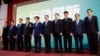 台灣當選總統賴清德在台北舉行記者會宣布新內閣人選。 （2024年4月25日）