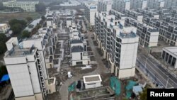 碧桂園在上海開發的沒有完工的樓盤。(2024年2月29日)