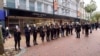 2023年11月18日，Reading UK Standing with Hong Kong於雷丁市中心舉行靜默示威活動，呼籲關注47人案。（照片由Reading UK Standing with Hong Kong 。）