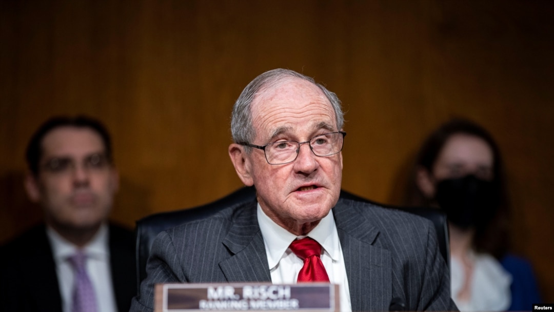 Senator Jim Risch, a Republican from Idaho and ranking member of the Senate Foreign Relations Committee
