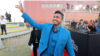 El actor mexicano Ténoch Huerta durante la presentación en Ciudad de México de "Black Panther: Wakanda Forever", la película de Marvel en la que da vida a Namor, un personaje con rasgos muy latinos. Foto: Cortesía/MARVEL