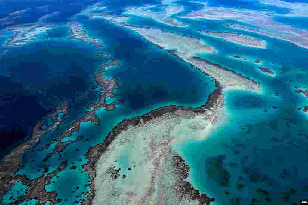 The Red Sea coast off Saudi Arabia's Yanbu is seen ahead of the 2023 Dakar Rally, which will take place in Saudi Arabia from Dec. 31, 2022 to Jan. 15, 2023.