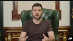 Rais wa Ukraine Volodymyr Zelenskyy (Ukrainian Presidential Press Office via AP)