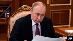 На фото: Президент Росії Володимир Путін
