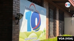 Fachada de la Fundación Canal 10 en Managua. Foto archivo VOA.