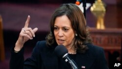 Wakil Presiden AS Kamala Harris. (Foto: AP/Patrick Semansky)