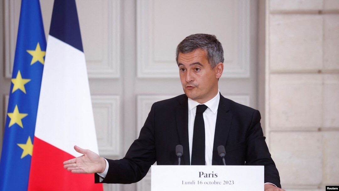 French interior minister holds press conference following security council meeting