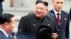 North Korean leader Kim Jong Un arrives at the railway station in the Russian far-eastern city of Vladivostok, Russia, April 24, 2019. 