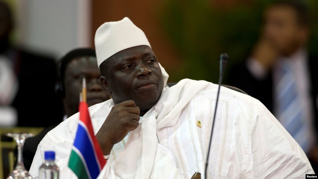 Rais wa Gambia, Yahya Jammeh. 