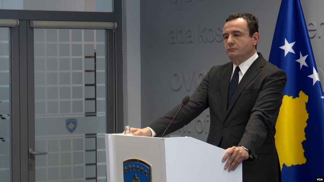 Kosovo, Pristina, prime minister Albin Kurti
