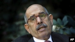 El Baradei dijo este jueves que el plan de los militares es un paso hacia la reconciliación nacional y sería la “continuidad de la revolución” de 2011.
