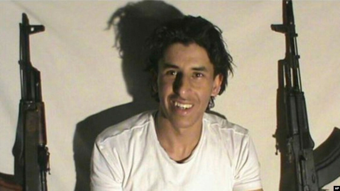 This image taken from a militant website associated with Islamic State extremists, posted Saturday, June 27, 2015, purports to show Tunisian gunman Saif Rezgui.