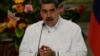 El presidente de Venezuela Nicolás Maduro durante una visita de su homólogo colombiano Gustavo Petro al Palacio Presidencial de Miraflores, el 18 de noviembre de 2023, en Caracas. 