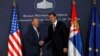Tadašnji potpredsednik SAD Džo Bajden posetio je Beograd 2016, a domaćin mu je bio tadašnji premijer Aleksandar Vučić