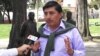 El periodista ecuatoriano Geovanny Tipanluisa habla con la Voz de América. Toma de video de entrevista de Néstor Aguilera.
