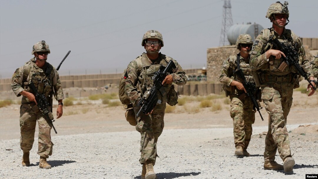 Arhiva - Vojnici SAD u baci Avganistanske nacionalne armije (ANA) u pokrajini Logar, Avganistan, 7. avgusta 2018.