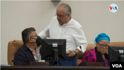 Junta directiva de la Asamblea Nacional de Nicaragua, el 4 de mayo de 2021. [Foto: VOA / Houston Castillo]