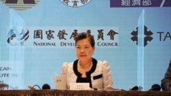 台灣經濟部部長王美花強調，美國與台灣將深化5G、AI方面的合作。 （美國之音李玟儀攝）