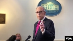 Larry Kudlow, asesor económico de la Casa Blanca. Foto de archivo.