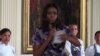 Michelle Obama Highlights Pollinators During Garden Harvest