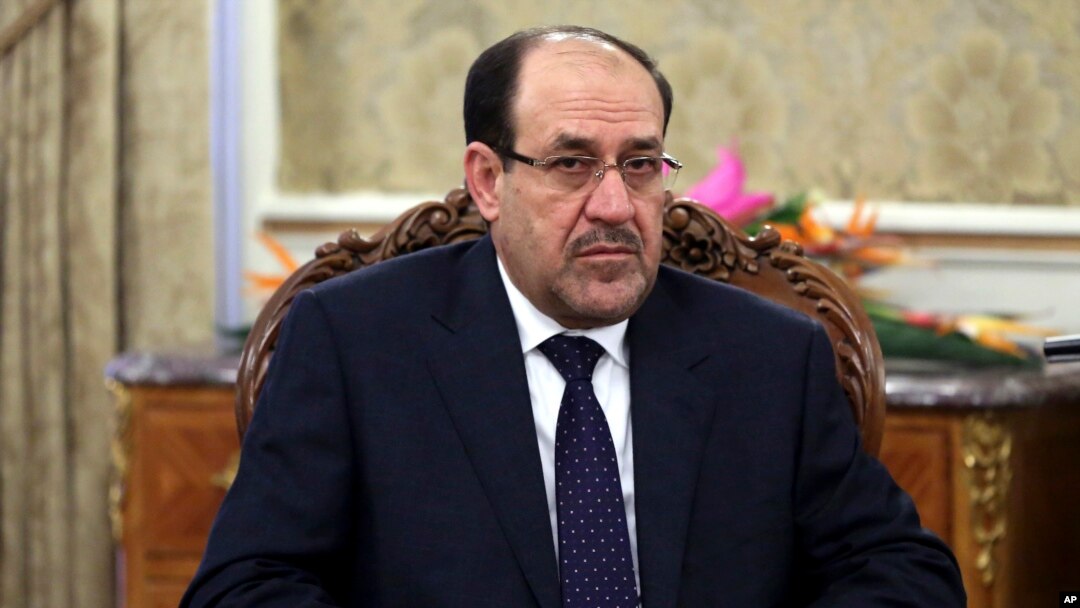 FILE - Iraqi Prime Minister Nouri al-Maliki, shown here, has met with Iranian Gen. Ghasem Soleimani.