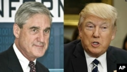 Specijalni tužilac Robert Mueller i predsjednik SAD Donald Trump. Foto: AP