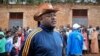 FILE - Burundi's President Pierre Nkurunziza speaks to the media after casting his vote in the constitutional referendum in Buye, north of Ngozi, in northern Burundi, May 17, 2018. 