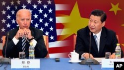 美國總統拜登與中國國家主席習近平拼圖