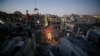  Una vista general de las casas dañadas que fueron destruidas por los ataques aéreos israelíes durante los combates Israel-Hamas en Gaza, 23 de mayo de 2021.