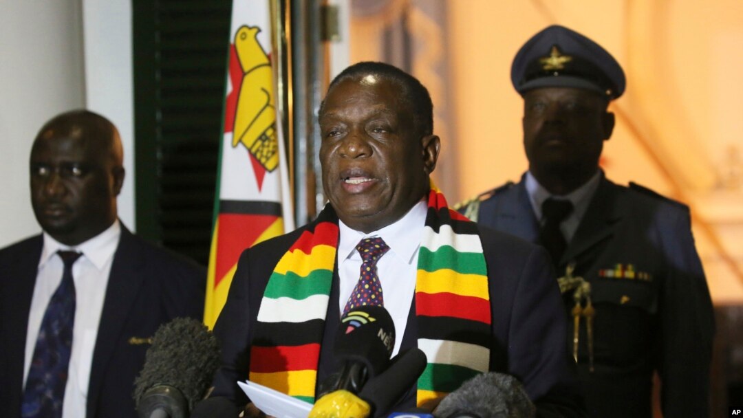 Rais wa Zimbabwe Emmerson Mnangangwa 