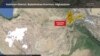 Map showing Kohistan district, Badakhshan province, in Afghanistan.