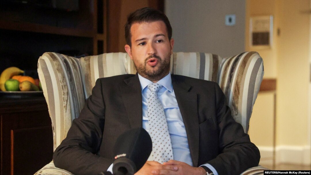 Ministar ekonomskog razvoja Crne Gore Jakov Milatović
